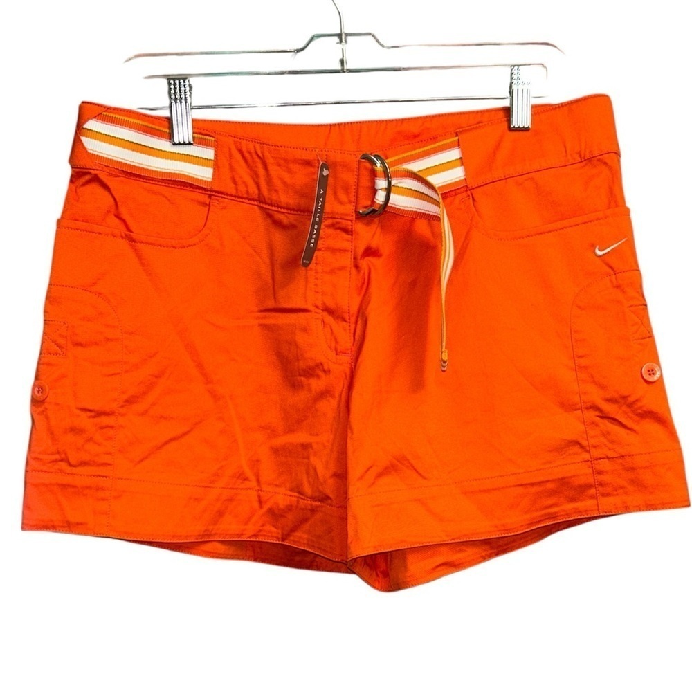 Nike Women's Vibrant Orange Cargo Shorts